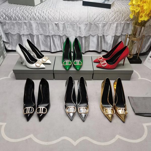 designer hollowed out slippers women's patent leather matching color high heels breathable sandals a line of beach slippers, Black
designer hollowed out slippers women's patent leather matching color high heels breathable sandals a line of beach slippers, Black