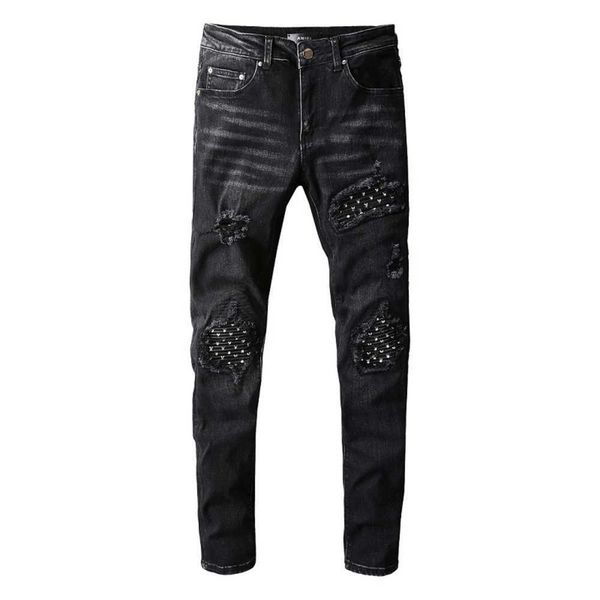 20ss mens designer jeans distressed ripped biker slim fit motorcycle denim for men s fashion jean mans pants pour hommes real jeans, Blue
20ss mens designer jeans distressed ripped biker slim fit motorcycle denim for men s fashion jean mans pants pour hommes real jeans, Blue