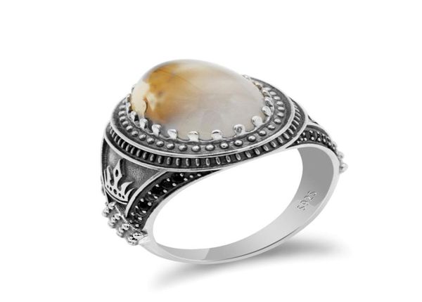 solid 925 sterling silver men ring with big natural agate stone retro thai silver finger ring for man fashion turkish jewelry8479547, Golden;silver
solid 925 sterling silver men ring with big natural agate stone retro thai silver finger ring for man fashion turkish jewelry8479547, Golden;silver