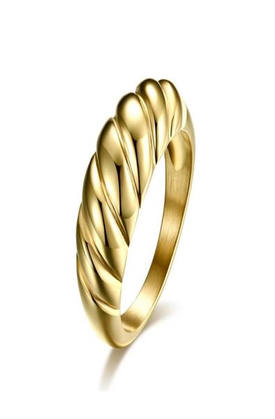 european style geometric twine wedding rings for women 2021 jewelry fashion gold color stainless steel engagement band anel1121657, Silver
european style geometric twine wedding rings for women 2021 jewelry fashion gold color stainless steel engagement band anel1121657, Silver