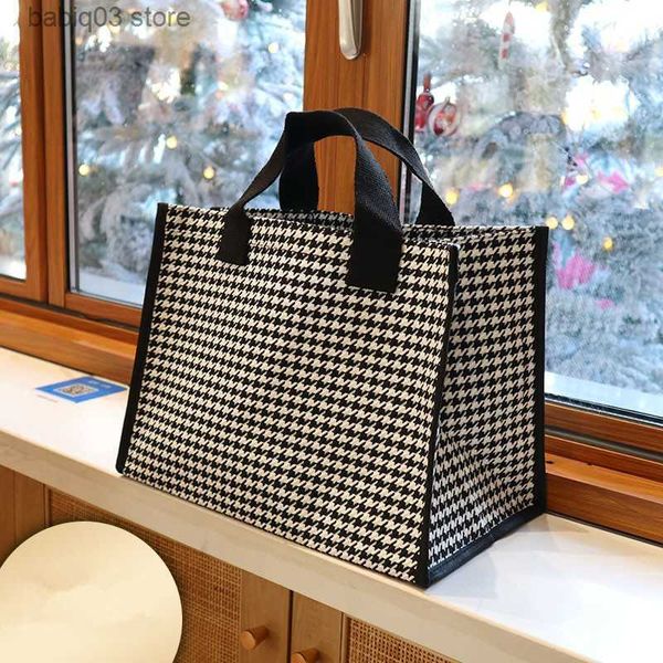diaper bags new houndstooth canvas handbag women large tote waterproof shopping bags female summer beach bag korean square mommy handbags t2
diaper bags new houndstooth canvas handbag women large tote waterproof shopping bags female summer beach bag korean square mommy handbags t2