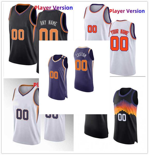 authentic stitched player version basketball jerseys custom 3 chris 1 devin paul booker 22 deandre 99 jae ayton crowder 20 dario saric 15 ca, Black;red