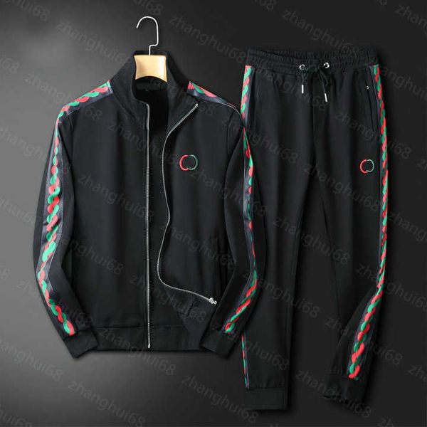 23ss mens tracksuit mens designer tracksuit color matching stand collar logo embroidered zipper jacket elastic waist drawstring trousers set, Gray
23ss mens tracksuit mens designer tracksuit color matching stand collar logo embroidered zipper jacket elastic waist drawstring trousers set, Gray