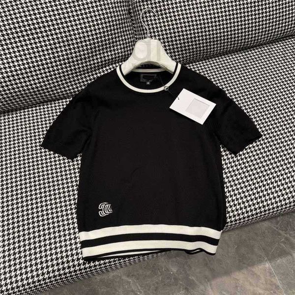 women's t-shirt designer 2023 summer new cha minimalist design double c letter contrast knitted short sleeve for women hxk5, White
women's t-shirt designer 2023 summer new cha minimalist design double c letter contrast knitted short sleeve for women hxk5, White