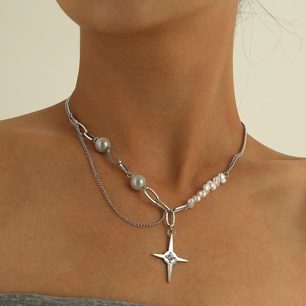asymmetrical abnormal luminous pearl necklace woman abstinence department cool tide night club money decoration jewelry trendy woman designe, Silver
asymmetrical abnormal luminous pearl necklace woman abstinence department cool tide night club money decoration jewelry trendy woman designe, Silver