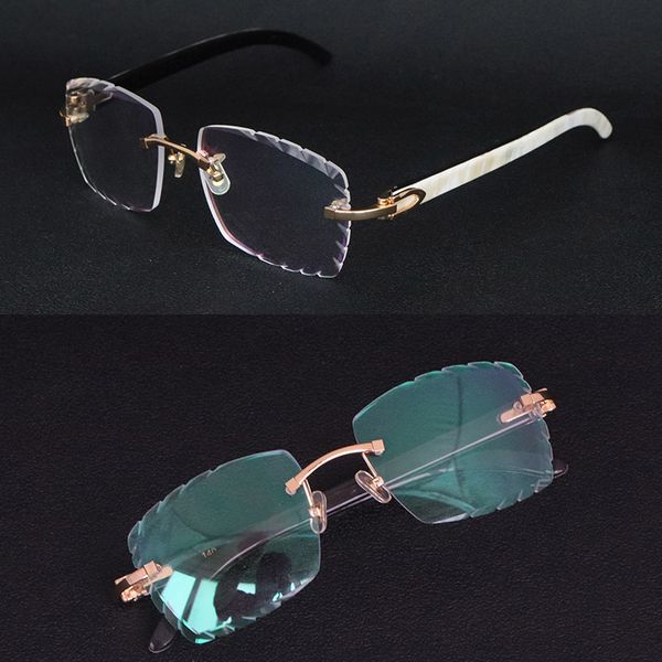 designer eyewear for women vintage mens original white inside black buffalo horn glasses gold silver metal legs rimless glasses mens travel
designer eyewear for women vintage mens original white inside black buffalo horn glasses gold silver metal legs rimless glasses mens travel