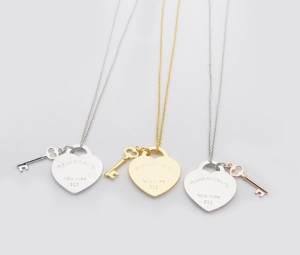 womens love heart pendant necklaces designer jewelry key necklaces for women goldsilverrose with full package of brand as weddin6524129, Silver
womens love heart pendant necklaces designer jewelry key necklaces for women goldsilverrose with full package of brand as weddin6524129, Silver