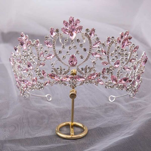 other fashion accessories kmvexo baroque gorgeous large pink rhinestone tiaras hair jewelry for women crystal wedding crown bridal headwear, Silver
other fashion accessories kmvexo baroque gorgeous large pink rhinestone tiaras hair jewelry for women crystal wedding crown bridal headwear, Silver