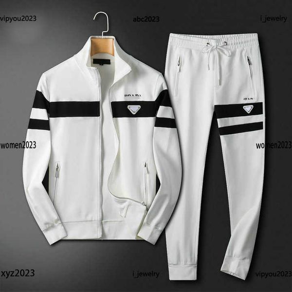 man tracksuits designer sports sets jacket suits size -3xl 2pcs geometric logo decoration overcoat and elastic waist pants, Gray
man tracksuits designer sports sets jacket suits size -3xl 2pcs geometric logo decoration overcoat and elastic waist pants, Gray