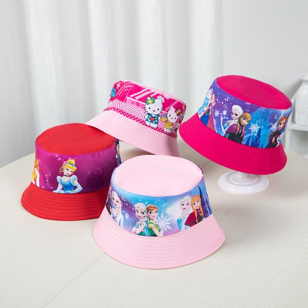 children's creative cartoon anime pattern cotton double sided fisherman hat children's leisure sunshade basin hat, Yellow
children's creative cartoon anime pattern cotton double sided fisherman hat children's leisure sunshade basin hat, Yellow
