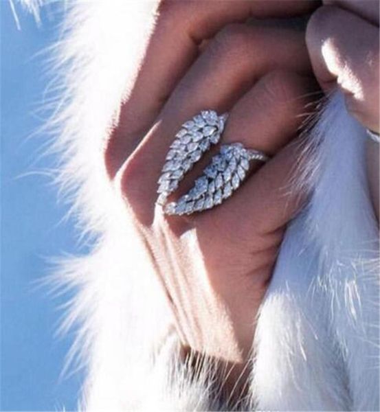 glittering vintage fashion jewelry 925 sterling silver full marquise cut eternal wings wedding feather adjustable ring y11283672426, Golden;silver
glittering vintage fashion jewelry 925 sterling silver full marquise cut eternal wings wedding feather adjustable ring y11283672426, Golden;silver
