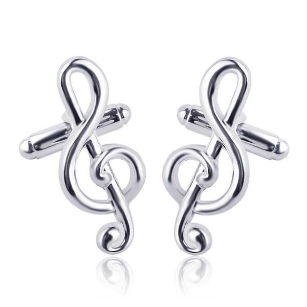 cuff links 1 pair of fashion men's metal exquisite novel music notes business french shirt cufflinks g220525, Silver
cuff links 1 pair of fashion men's metal exquisite novel music notes business french shirt cufflinks g220525, Silver
