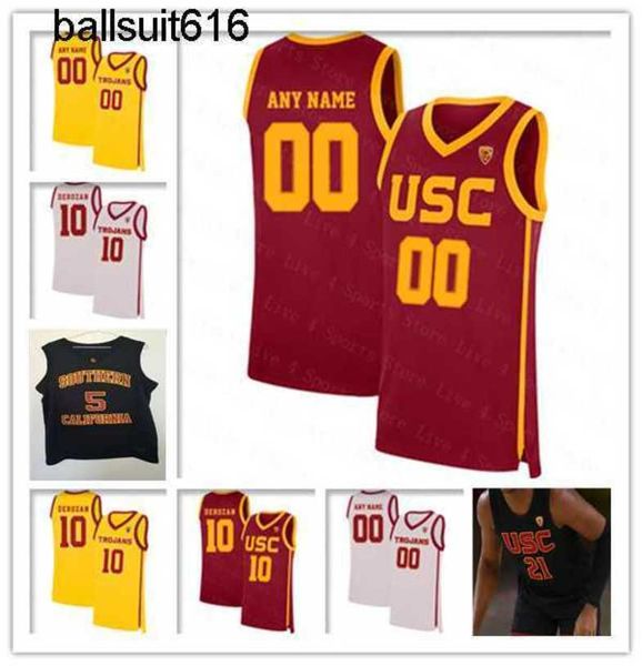 Ncaa USC Trojans Basketball Jersey Isaiah Mobley Boogie Ellis Chevez Goodwin Drew Peterson Max Agbonkpolo Ethan Anderson Dixon-Water, Man black
Ncaa USC Trojans Basketball Jersey Isaiah Mobley Boogie Ellis Chevez Goodwin Drew Peterson Max Agbonkpolo Ethan Anderson Dixon-Water, Man black