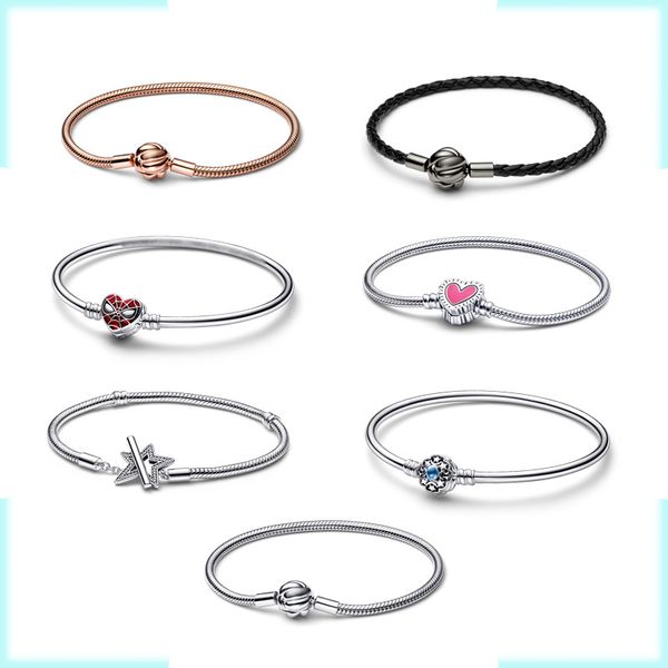 925 sterling silver pandora charm asymmetric star ot irregular strap bracelet hand -painted love snake bone bracelet delivery, Black
925 sterling silver pandora charm asymmetric star ot irregular strap bracelet hand -painted love snake bone bracelet delivery, Black