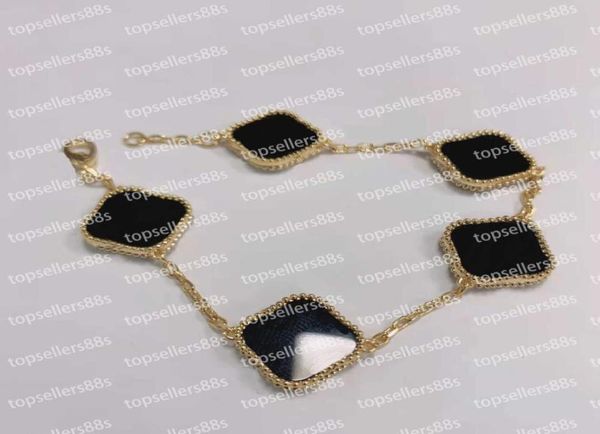 classic fashion charm bracelets four leaf clover designer jewelry 18k gold bangle bracelet for women men necklaces chain elegant j1443252, Golden;silver
classic fashion charm bracelets four leaf clover designer jewelry 18k gold bangle bracelet for women men necklaces chain elegant j1443252, Golden;silver