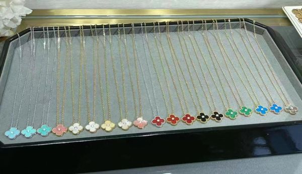 luxury va brand clover designer pendant necklaces gold black blue white pink red green stone sweet flower 15mm 4 leaf diamond chok7977041, Silver
luxury va brand clover designer pendant necklaces gold black blue white pink red green stone sweet flower 15mm 4 leaf diamond chok7977041, Silver