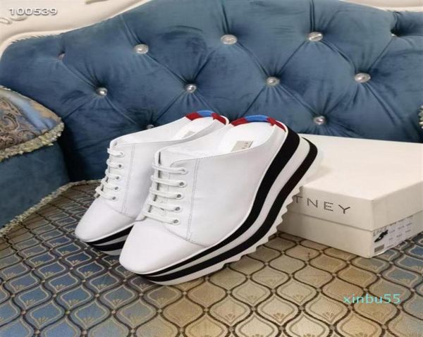 white leather women slipon sandals stella mccartney stripe wedge lady platform shoes5642702, Black
white leather women slipon sandals stella mccartney stripe wedge lady platform shoes5642702, Black