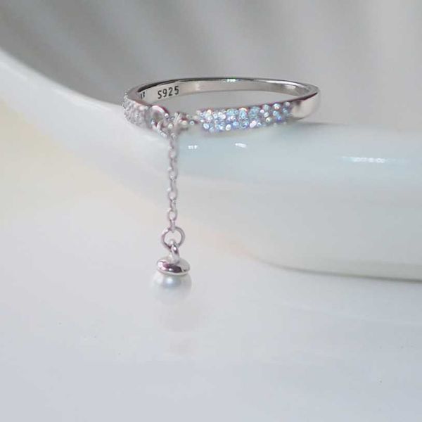 band rings new micro zircon rings simulated pearl chain tassel adjustable rings for women gift jewelry sar239 aa230524, Silver
band rings new micro zircon rings simulated pearl chain tassel adjustable rings for women gift jewelry sar239 aa230524, Silver