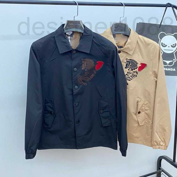 designer luxury colthing mens jacket tb warhorse embroidered cardigan coat burb designer slim fit casual men lapel jackets fashion button do, Black;brown
designer luxury colthing mens jacket tb warhorse embroidered cardigan coat burb designer slim fit casual men lapel jackets fashion button do, Black;brown