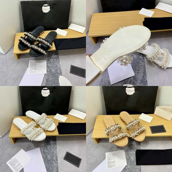 2023 most beautiful branded slippers mules c double pearls beading plaid tweed tassel slippers diamond buckle slides sandals looking slipper, Black
2023 most beautiful branded slippers mules c double pearls beading plaid tweed tassel slippers diamond buckle slides sandals looking slipper, Black