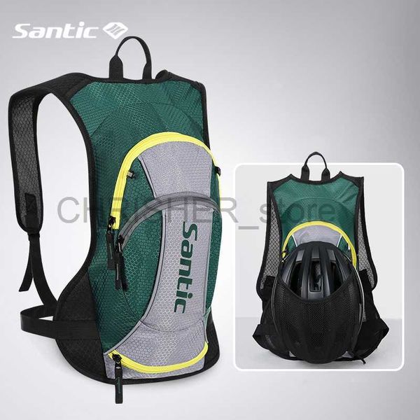 outdoor bags santic cycling backpack sports outdoor mtb bike bag backpack ultra light hiking gym bags with helmet storage bicycle accessorie