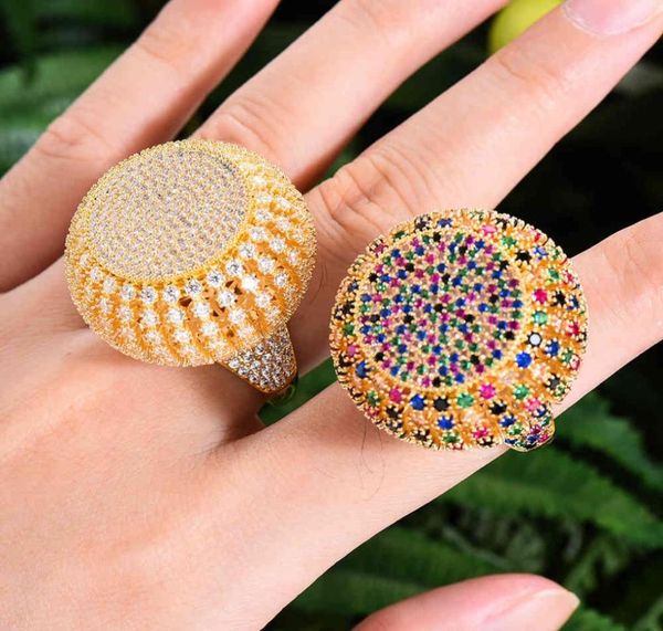 trendy shiny luxury gorgeous big round rings for women wedding cubic zircon engagement dubai naija bridal finger ring 20216609037, Silver
trendy shiny luxury gorgeous big round rings for women wedding cubic zircon engagement dubai naija bridal finger ring 20216609037, Silver