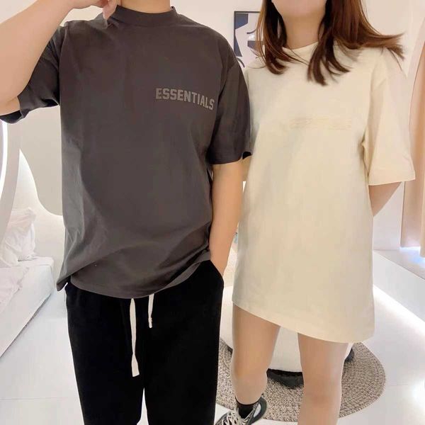 men's t-shirts fashion ess designer fog double thread ess new season 8 flocked short sleeve t-shirt xinjiang cotton loose and women, White;black
men's t-shirts fashion ess designer fog double thread ess new season 8 flocked short sleeve t-shirt xinjiang cotton loose and women, White;black
