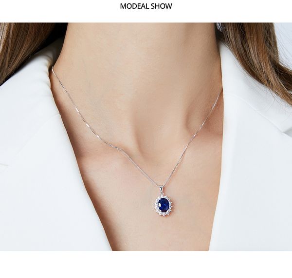 necklace, female niche design, light luxury 925 pendant, sapphire, european and american banquet style neck jewelry, Silver
necklace, female niche design, light luxury 925 pendant, sapphire, european and american banquet style neck jewelry, Silver