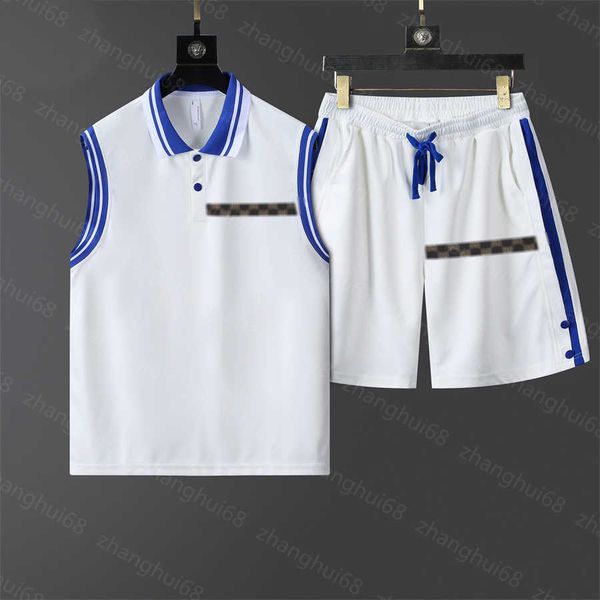 23ss mens designer tracksuit mens tracksuit color matching striped lapels double g letter logo printing vest elastic waist shorts set men c, Gray
23ss mens designer tracksuit mens tracksuit color matching striped lapels double g letter logo printing vest elastic waist shorts set men c, Gray