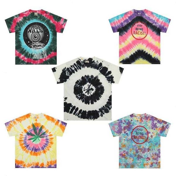 men's and women's t-shirt summer new designer quality tie-dye letter print high street loose retro american casual short-sleeved, White;black
men's and women's t-shirt summer new designer quality tie-dye letter print high street loose retro american casual short-sleeved, White;black