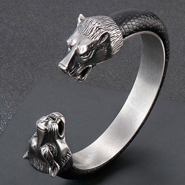 bangle elastic adjustable mens hook of dragon stainless steel cuff bangle bracelet men inlaid with black leather male retro armband
bangle elastic adjustable mens hook of dragon stainless steel cuff bangle bracelet men inlaid with black leather male retro armband