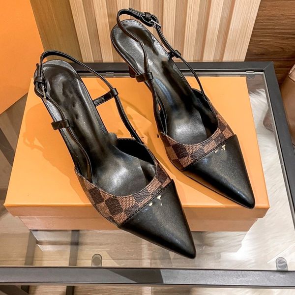 8cm vintage brown monograms high heels sandals summer women's designer sandal heeled slingbacks party wedding dinner pumps stilettos sh, Black
8cm vintage brown monograms high heels sandals summer women's designer sandal heeled slingbacks party wedding dinner pumps stilettos sh, Black