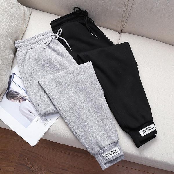 capris new autumn sports pants women sweatpants loose patchwork pants korean harem pants beam feet casual pocket high waist trousers, Black;white
capris new autumn sports pants women sweatpants loose patchwork pants korean harem pants beam feet casual pocket high waist trousers, Black;white