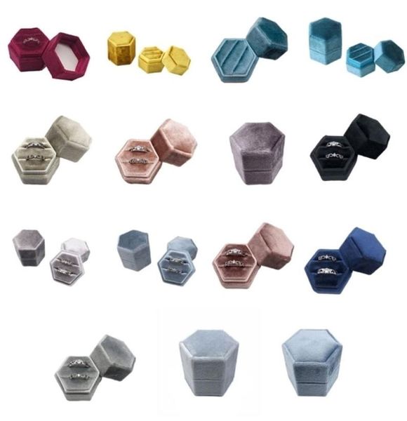 velvet double ring box hexagon wedding ceremony with detachable lid 2111053096735, Black
velvet double ring box hexagon wedding ceremony with detachable lid 2111053096735, Black