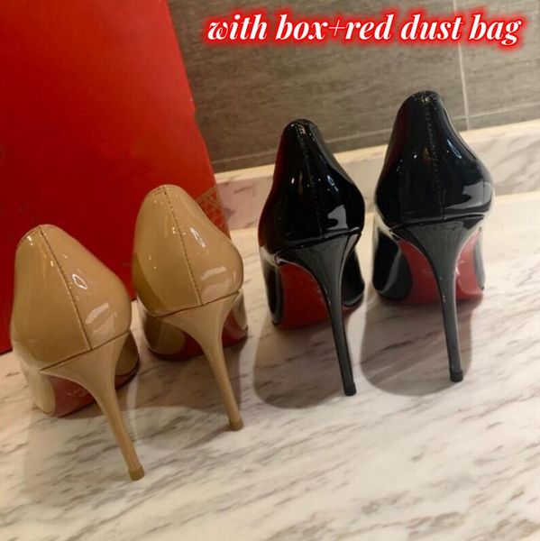 luxury brand pumps high heels dress shoes pointed sandals shiny bottoms 8cm 10cm 12cm nude black patent leather lady wedding shoes with dust
luxury brand pumps high heels dress shoes pointed sandals shiny bottoms 8cm 10cm 12cm nude black patent leather lady wedding shoes with dust