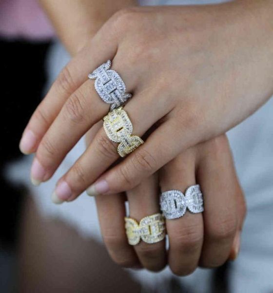 women men trendy 2021 ig rings gold color bling ice out aaa cz hip hop punk ring cuban link chain1438875, Silver
women men trendy 2021 ig rings gold color bling ice out aaa cz hip hop punk ring cuban link chain1438875, Silver