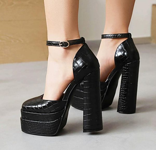 2023 summer platform shoes women cover toe ankle strap crocodile leather gold sandals summer gladiators shoes, Black
2023 summer platform shoes women cover toe ankle strap crocodile leather gold sandals summer gladiators shoes, Black