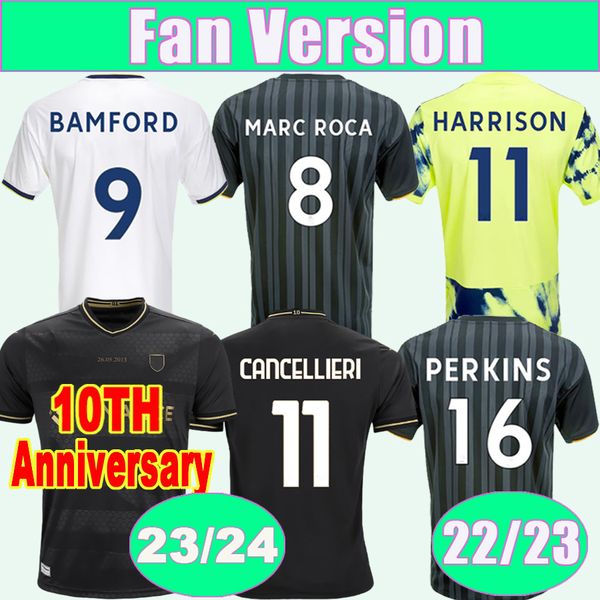 23 24 adams mens bamford soccer jerseys 10th anniversary 22 23 harrison llorente r. rodrigo m. sinisterra summerville home away 3rd football, Black;yellow
23 24 adams mens bamford soccer jerseys 10th anniversary 22 23 harrison llorente r. rodrigo m. sinisterra summerville home away 3rd football, Black;yellow