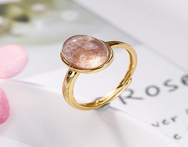 rings 925 sterling silver natural strawberry quartz pink beads plated gold ring for women gift fine jewelry adjustable y11284258649, Golden;silver
rings 925 sterling silver natural strawberry quartz pink beads plated gold ring for women gift fine jewelry adjustable y11284258649, Golden;silver