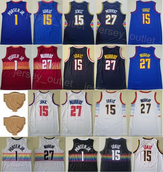 2023 finals basketball jerseys men shirt jamal murray 27 michael porter jr 1 navy blue red white black earned city all stitched for sport fa, Black;red
2023 finals basketball jerseys men shirt jamal murray 27 michael porter jr 1 navy blue red white black earned city all stitched for sport fa, Black;red