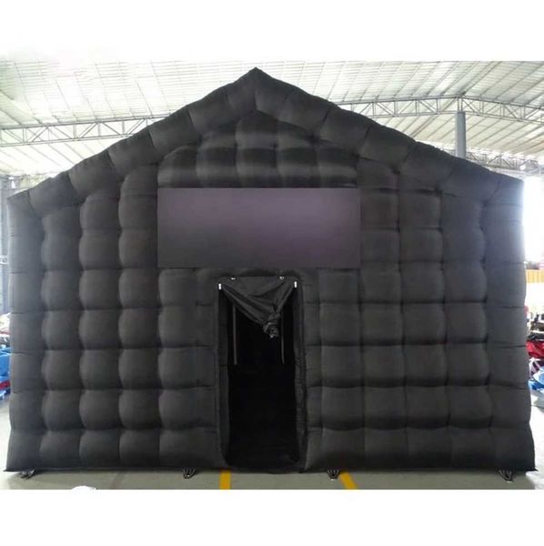giant custom portable black inflatable nightclub cube party bar tent lighting night club for disco wedding event with blower
giant custom portable black inflatable nightclub cube party bar tent lighting night club for disco wedding event with blower