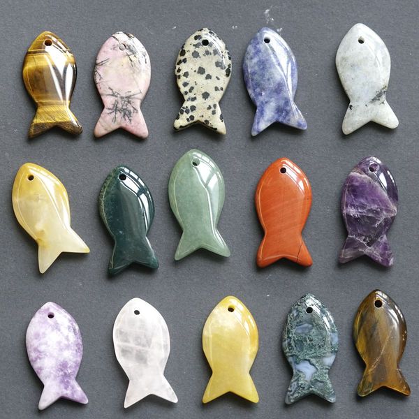 gemstone fish pendant for diy making jewelry necklace healing chakra crystal fishes vintage jewelry birthday mother's day, Silver
gemstone fish pendant for diy making jewelry necklace healing chakra crystal fishes vintage jewelry birthday mother's day, Silver