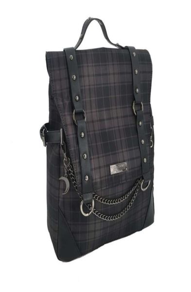 plaid gothic punk rock chain backpack women techwear goth sac a dos mochilas school bags for teenage girls bagpack 2109131891362
plaid gothic punk rock chain backpack women techwear goth sac a dos mochilas school bags for teenage girls bagpack 2109131891362