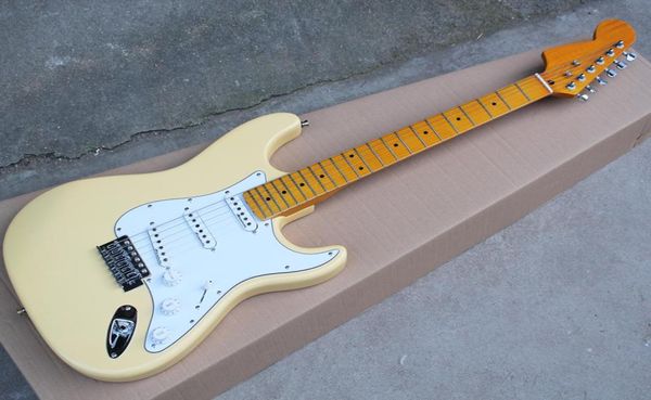 yellow electric guitar with reversed headstockyellow maple neckwhite pickguardcan be customized as request1743393
yellow electric guitar with reversed headstockyellow maple neckwhite pickguardcan be customized as request1743393