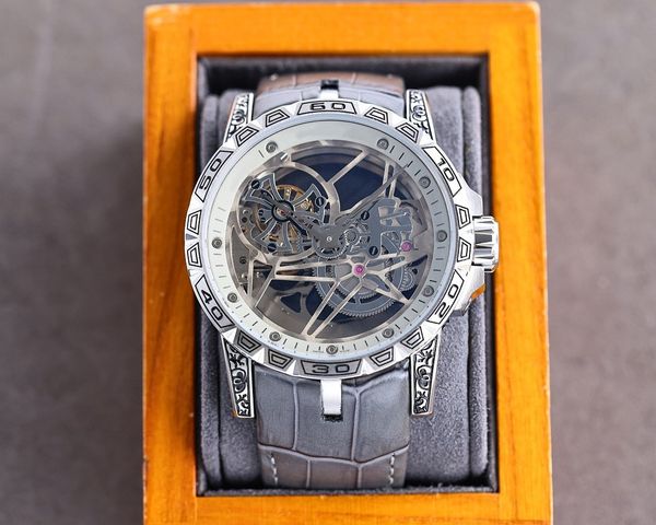designer watches mens watch double tourbillon automatic mechanical 46mm three-dimensional hollowed out movement dial sapphire luxury man ves, Slivery;brown
designer watches mens watch double tourbillon automatic mechanical 46mm three-dimensional hollowed out movement dial sapphire luxury man ves, Slivery;brown