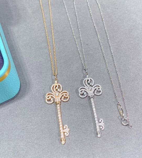 luxury diamond key necklace fashion designer women039s pendant girls valentine039s day 18k gold jewelry gift7346968, Silver
luxury diamond key necklace fashion designer women039s pendant girls valentine039s day 18k gold jewelry gift7346968, Silver