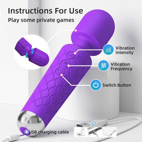 powerful oral clit vibrators women 20 speeds av magic wand usb charge spot massage toys for woman 18+
powerful oral clit vibrators women 20 speeds av magic wand usb charge spot massage toys for woman 18+