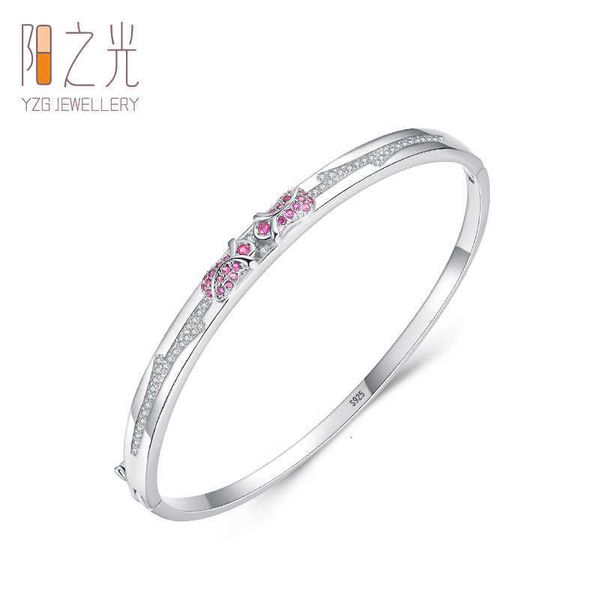 s925 sterling silver flower bracelet for women's light luxury open with small design versatile valentine's day gift, Golden;silver
s925 sterling silver flower bracelet for women's light luxury open with small design versatile valentine's day gift, Golden;silver