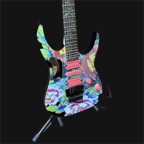 classic brand 7v electric guitar jem series black hardware hsh pickup high-quality guitar ing
classic brand 7v electric guitar jem series black hardware hsh pickup high-quality guitar ing