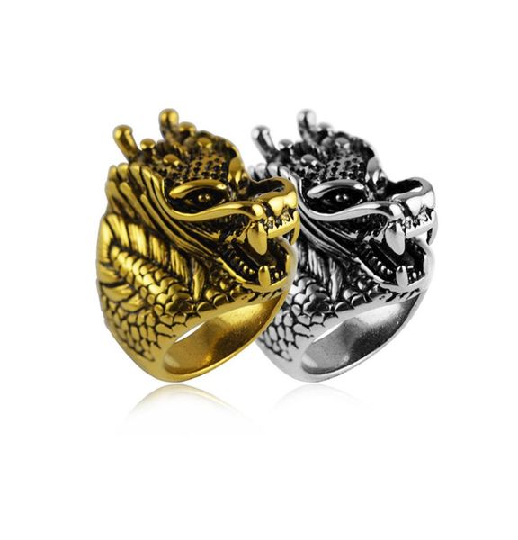 2021 style gold color dragon finger ring for men women punk gothic 316l stainless steel wedding band charm jewelry male gift5197135, Silver
2021 style gold color dragon finger ring for men women punk gothic 316l stainless steel wedding band charm jewelry male gift5197135, Silver